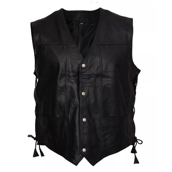 FAMOUS JACKET • Angel Wings The Walking Dead Daryl Dixon Leather Vest Jacket 🌺 - Picture 3 of 8